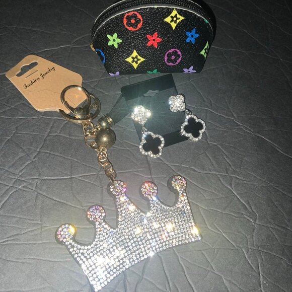 Elegant Rhinestone Accessories Set - Picture 2 of 2